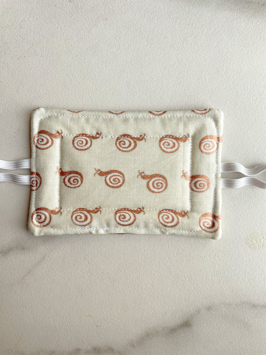 Door Latch Cover - Rose Gold Snail